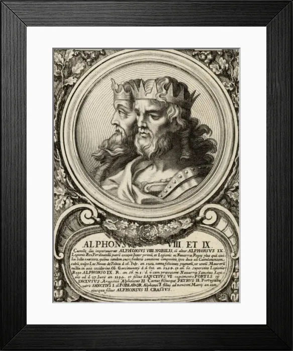 Framed Print : Alfonso Xi / Alfonso VIII Framed Print : Alfonso Xi / Alfonso VIII