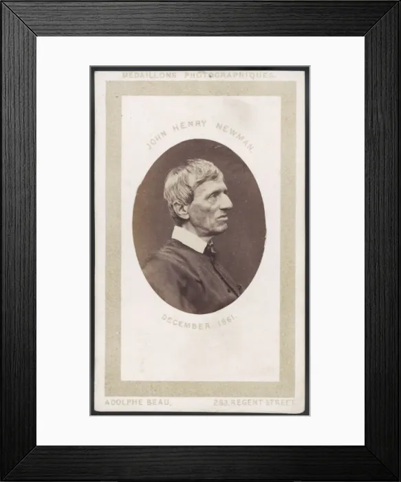 Framed Print : Jh Newman / Carte 1861 Framed Print : Jh Newman / Carte 1861