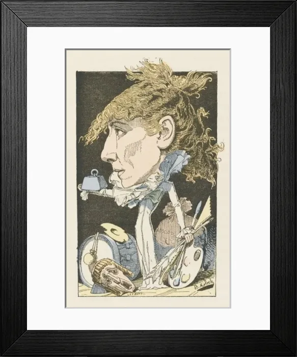 Framed Print : Bernhardt / Moloch 1882 Framed Print : Bernhardt / Moloch 1882