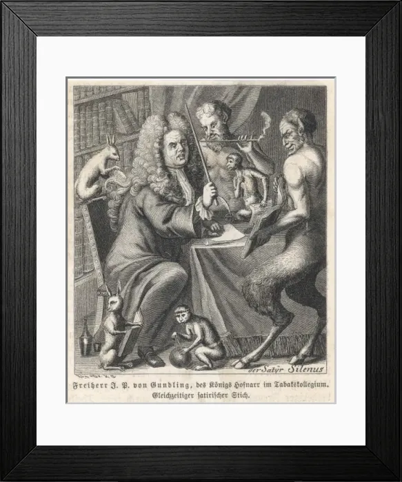Framed Print : Freiherr Von Gundling 1 Framed Print : Freiherr Von Gundling 1