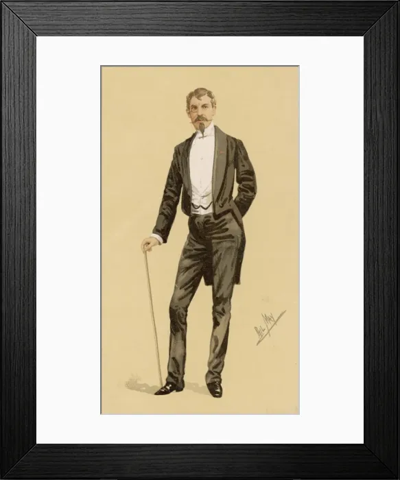 Framed Print : Squire Bancroft / Phil May Framed Print : Squire Bancroft / Phil May