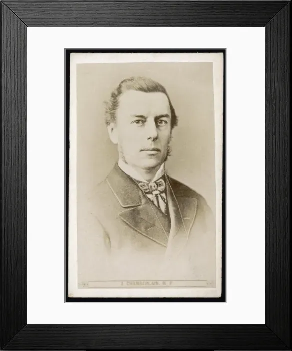 Framed Print : Jos Chamberlain / Cdv 1880 Framed Print : Jos Chamberlain / Cdv 1880