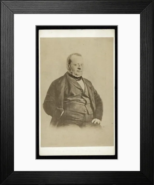 Framed Print : Cavour  /  Negretti Cdv