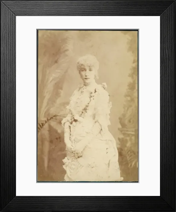 Framed Print : Bernhardt / Frilly Dress Framed Print : Bernhardt / Frilly Dress