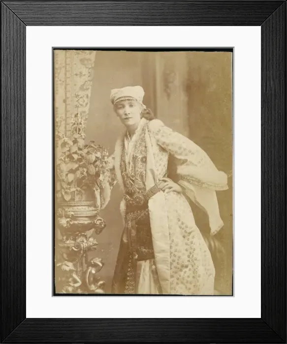 Framed Print : Bernhardt / Ornate Gown Framed Print : Bernhardt / Ornate Gown