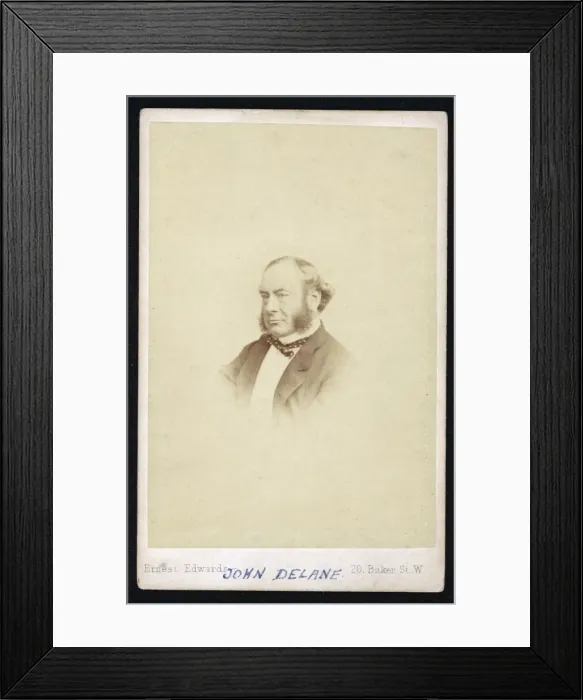 Framed Print : John Delane / Times / Cdv Framed Print : John Delane / Times / Cdv