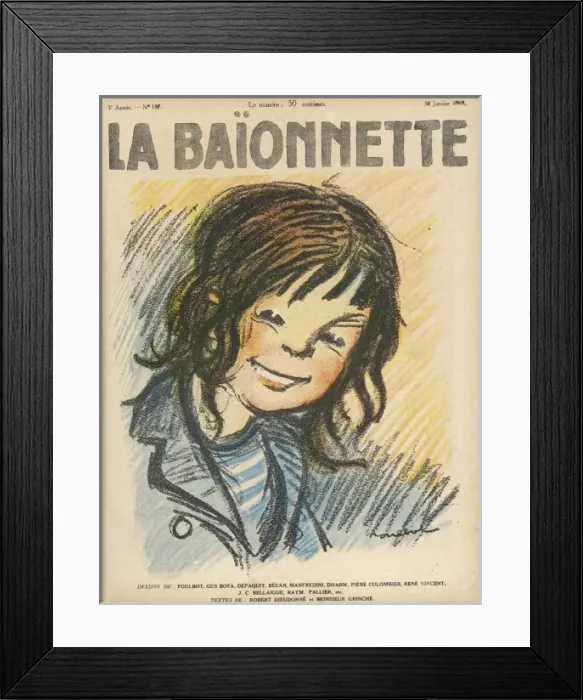 Framed Print : Girl / Smiling 1919 Framed Print : Girl / Smiling 1919