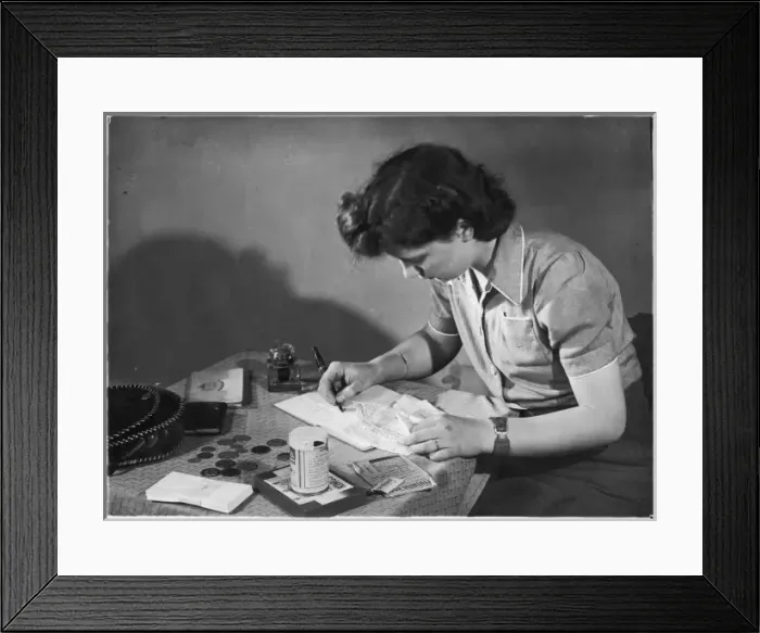 Framed Print : Clothing Coupons Framed Print : Clothing Coupons
