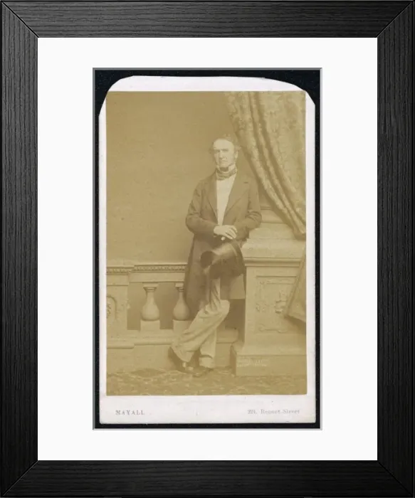 Framed Print : Gladstone / Mayall Cdv Framed Print : Gladstone / Mayall Cdv