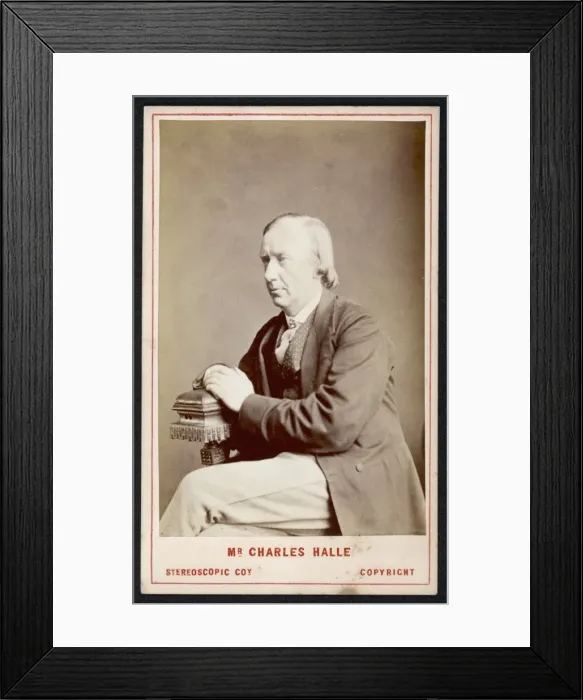 Framed Print : Charles Halle / Cdv Stereo Framed Print : Charles Halle / Cdv Stereo