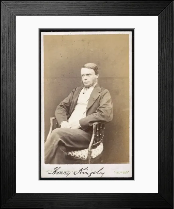 Framed Print : Henry Kingsley / Cdv Framed Print : Henry Kingsley / Cdv