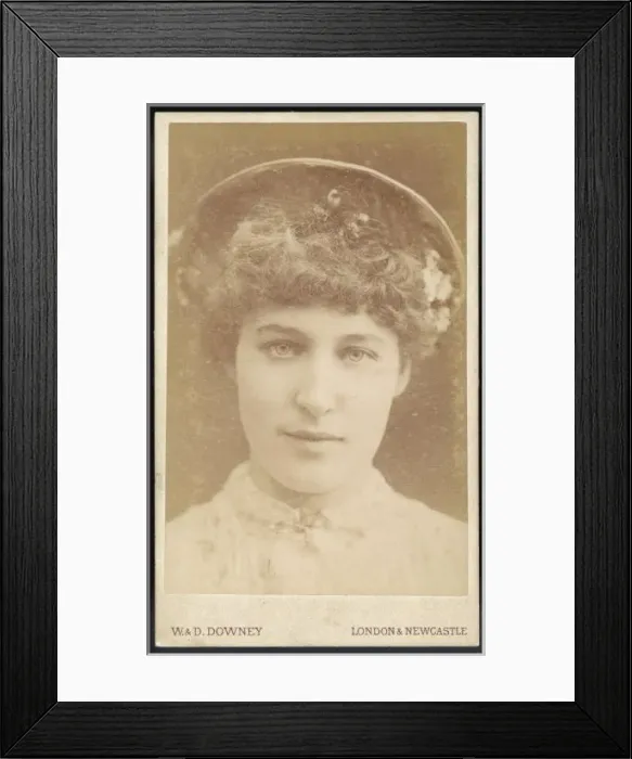 Framed Print : Lily Langtry / Downey Cdv Framed Print : Lily Langtry / Downey Cdv