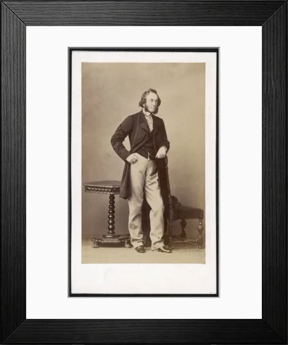 Framed Print : John Leech / Caldesi Cdv Framed Print : John Leech / Caldesi Cdv