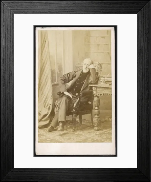 Framed Print : Mazzini / Caldesi Cdv Framed Print : Mazzini / Caldesi Cdv