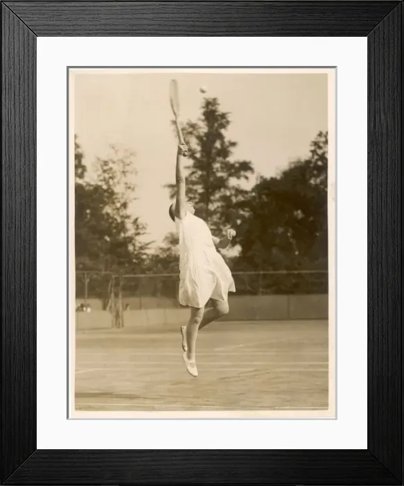 Framed Print : Miss V Lermite / Tennis Framed Print : Miss V Lermite / Tennis