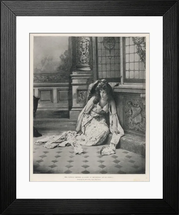 Framed Print : Mrs Campbell / Juliet Iln Framed Print : Mrs Campbell / Juliet Iln