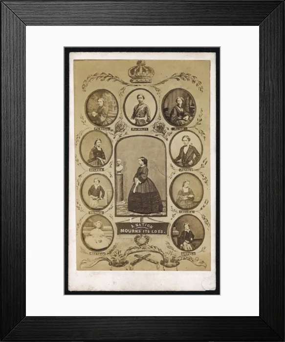 Framed Print : Victoria / Family Mourning Framed Print : Victoria / Family Mourning