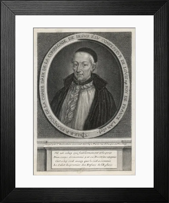 Framed Print : Francois De LA Chaise Framed Print : Francois De LA Chaise