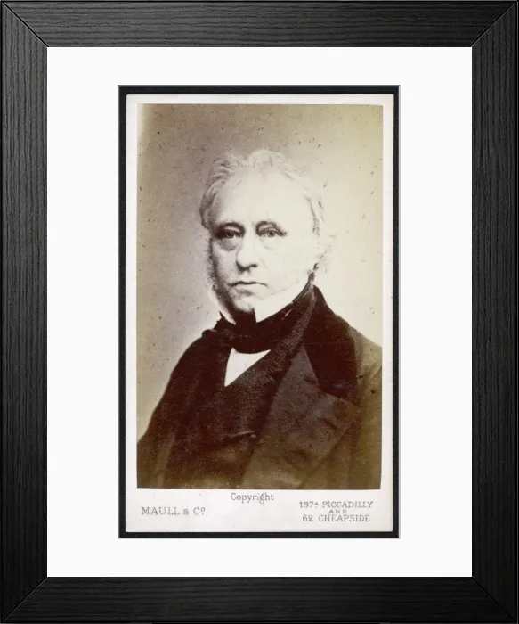 Framed Print : Macaulay / Maull Cdv Framed Print : Macaulay / Maull Cdv