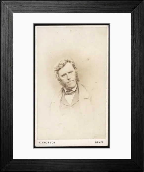 Framed Print : Hugh Miller / A Rae Cdv Framed Print : Hugh Miller / A Rae Cdv