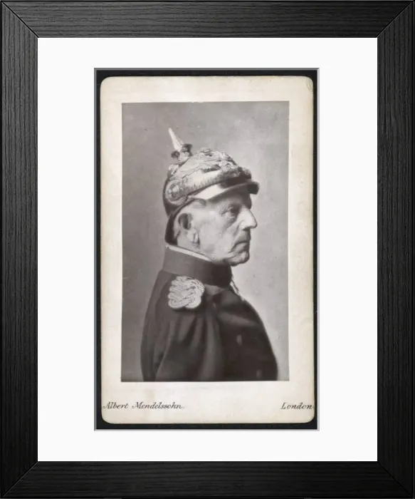 Framed Print : Moltke / Helmut Carl / Cdv Framed Print : Moltke / Helmut Carl / Cdv