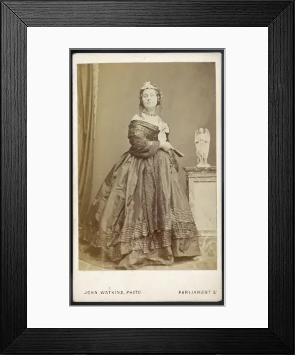 Framed Print : Caroline Norton / Cdv Framed Print : Caroline Norton / Cdv