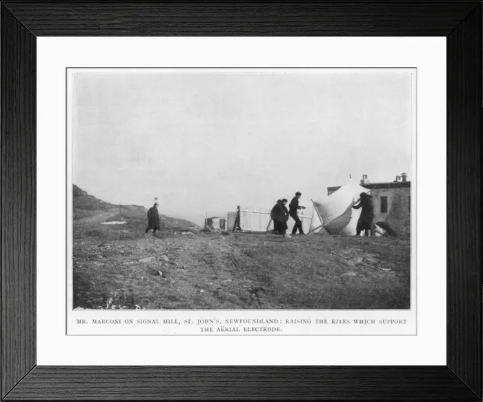 Framed Print : Kite Aerial / Marconi Framed Print : Kite Aerial / Marconi