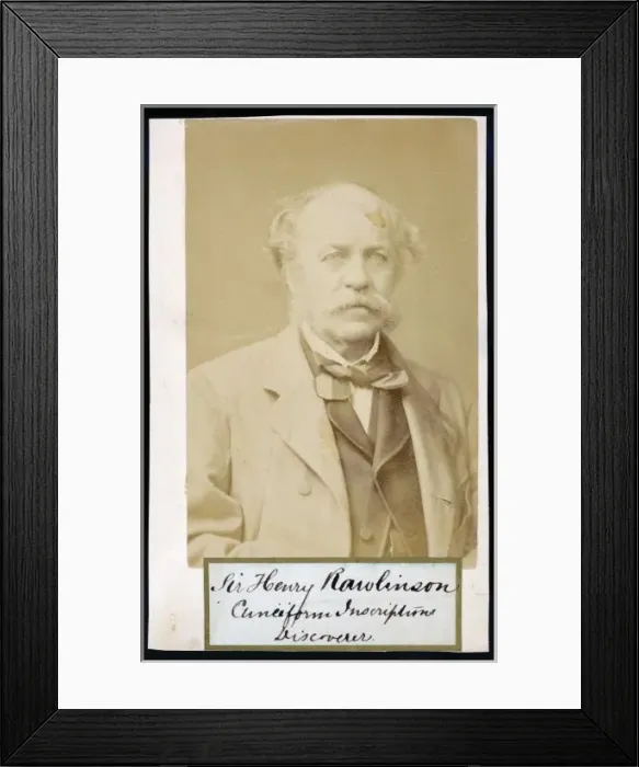 Framed Print : Henry Rawlinson / Cdv Framed Print : Henry Rawlinson / Cdv