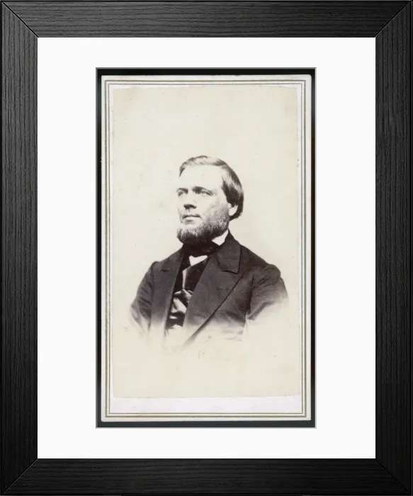Framed Print : Franklin Richards / Cdv Framed Print : Franklin Richards / Cdv