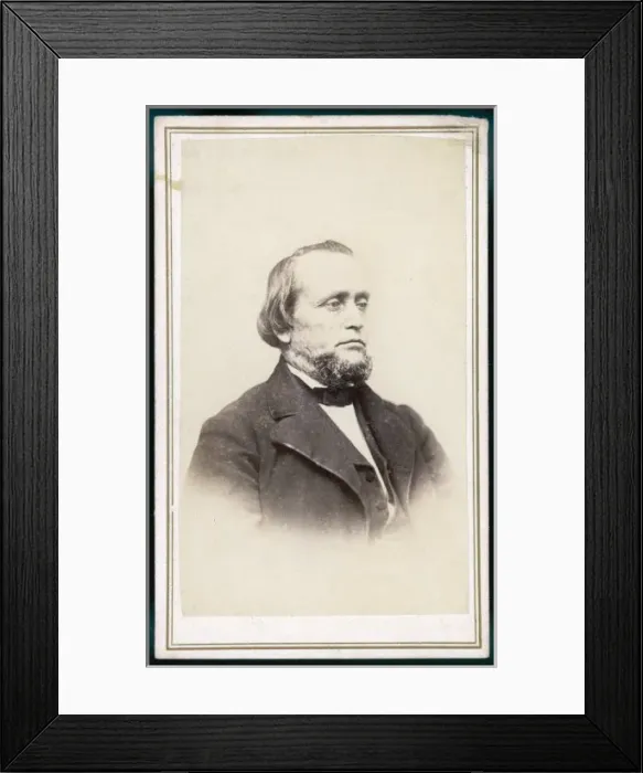 Framed Print : Erastus Snow / Mormon Cdv Framed Print : Erastus Snow / Mormon Cdv