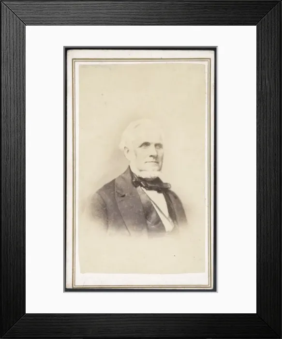 Framed Print : John Taylor / Mormon Cdv Framed Print : John Taylor / Mormon Cdv