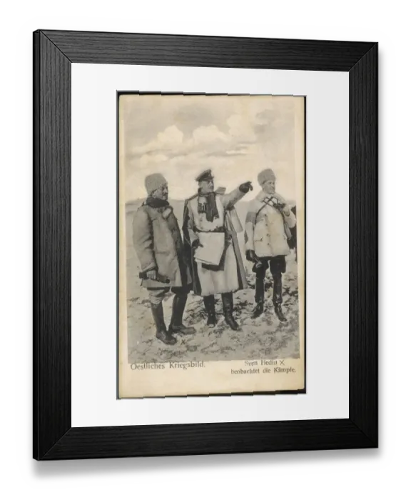 Framed Print : Hedin and Germans Framed Print : Hedin and Germans