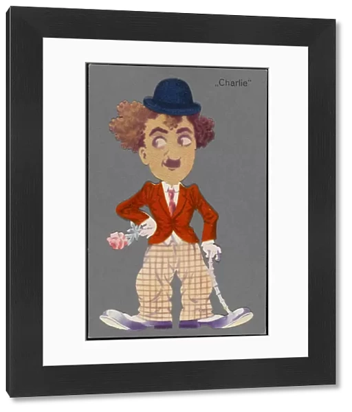Chaplin  /  Cartoon Postcard