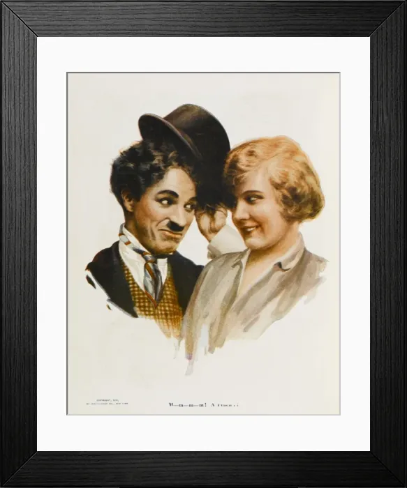 Framed Print : Chaplin / Peach Lady / Ff Framed Print : Chaplin / Peach Lady / Ff