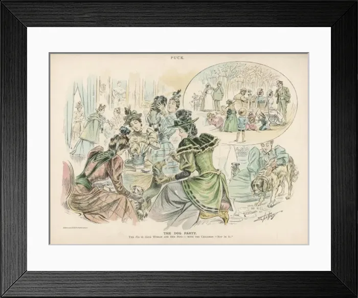Framed Print : Pampered Pets