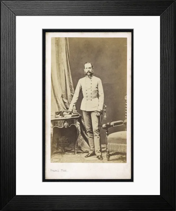 Framed Print : Franz Joseph / Franck Cdv Framed Print : Franz Joseph / Franck Cdv