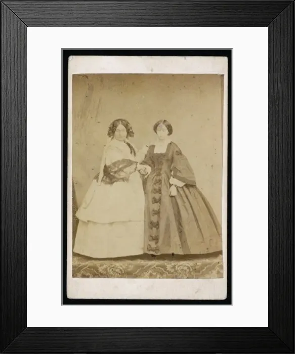 Framed Print : Alice & Duchess Framed Print : Alice & Duchess