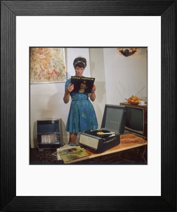 Framed Print : Listening to Records Framed Print : Listening to Records