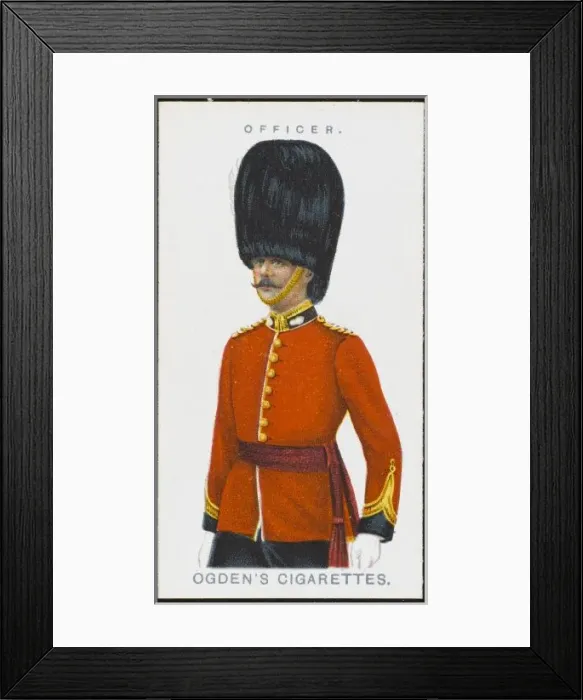 Framed Print : OFFICER. An Officer from the Royal Fusiliers, City of London Regiment Framed Print : OFFICER. An Officer from the Royal Fusiliers, City of London Regiment