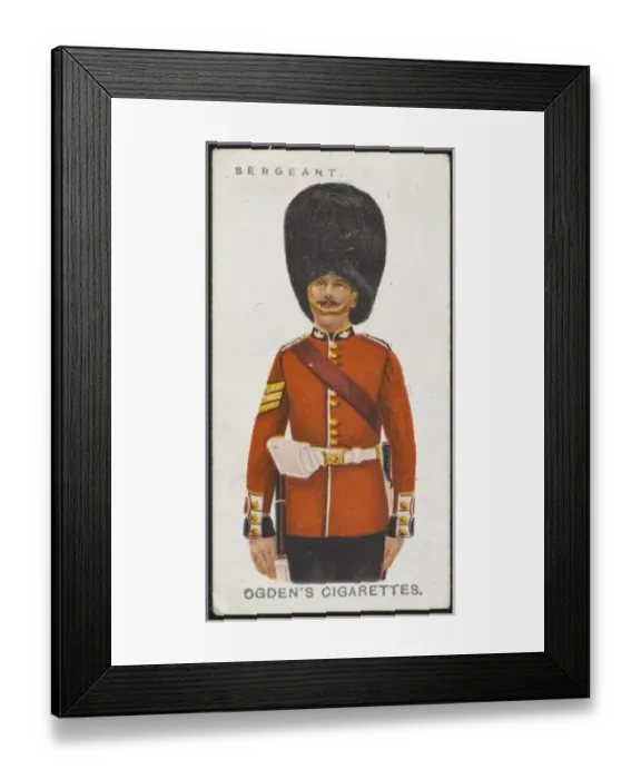 Framed Print : SERGEANT. A sergeant from the Prince of Waless own West Yorkshire Regiment Framed Print : SERGEANT. A sergeant from the Prince of Waless own West Yorkshire Regiment