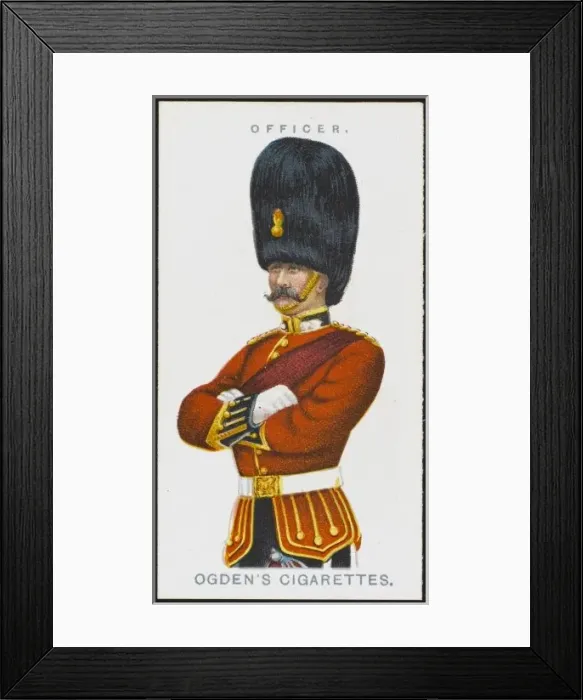 Framed Print : OFFICER. An Officer from the Royal Scots Fusiliers Framed Print : OFFICER. An Officer from the Royal Scots Fusiliers