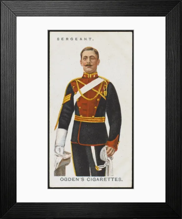 Framed Print : SERGEANT. A Sergeant from the 5th Lancers (Royal Irish) Framed Print : SERGEANT. A Sergeant from the 5th Lancers (Royal Irish)