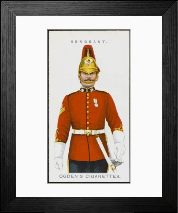 Framed Print : SERGEANT. A Sergeant from the 1st Dragoon Guards (the King s) Framed Print : SERGEANT. A Sergeant from the 1st Dragoon Guards (the King s)