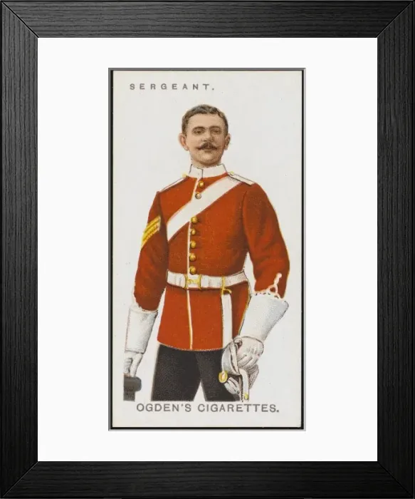 Framed Print : SERGEANT. A Sergeant from the 2nd Dragoon Guards Framed Print : SERGEANT. A Sergeant from the 2nd Dragoon Guards