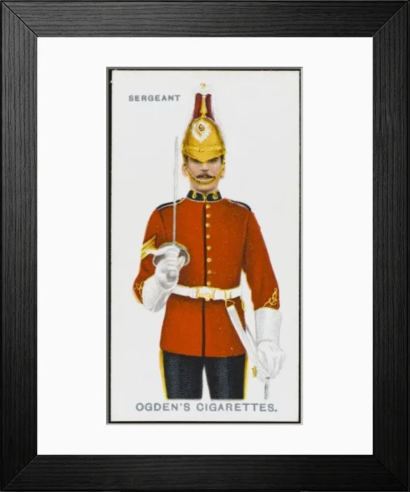 Framed Print : SERGEANT. A Sergeant from the 5th Dragoon Guards Framed Print : SERGEANT. A Sergeant from the 5th Dragoon Guards