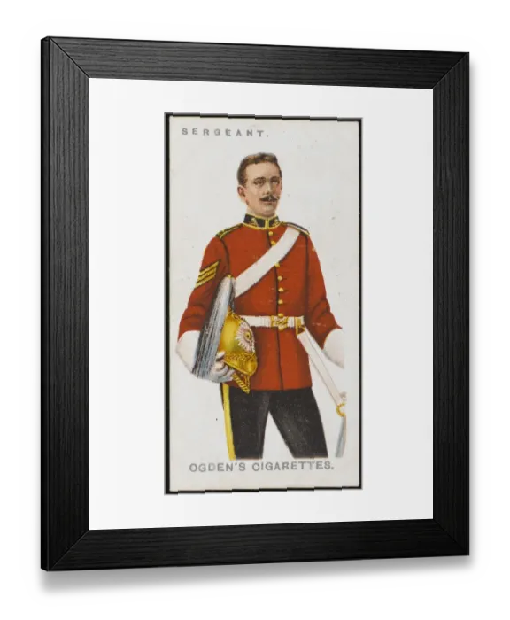 Framed Print : SERGEANT. A Sergeant from the 7th Dragoon Guards (Princess Royal s) Framed Print : SERGEANT. A Sergeant from the 7th Dragoon Guards (Princess Royal s)
