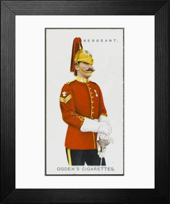Framed Print : SERGEANT. A Sergeant from the 3rd Dragoon Guards (Prince of Wales s) Framed Print : SERGEANT. A Sergeant from the 3rd Dragoon Guards (Prince of Wales s)