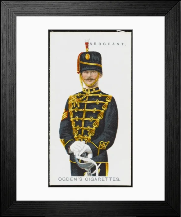 Framed Print : SERGEANT. A Sergeant from the 8th Hussars (Kings Royal Irish) Framed Print : SERGEANT. A Sergeant from the 8th Hussars (Kings Royal Irish)