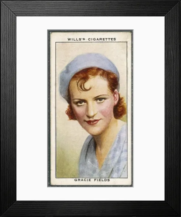 Framed Print : Gracie Fields / Cig Card Framed Print : Gracie Fields / Cig Card