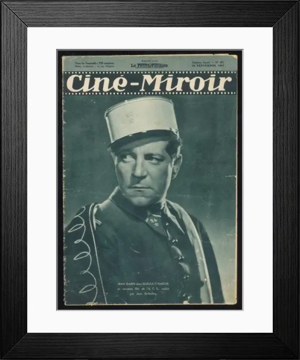 Framed Print : Jean Gabin / Cine Miroir Framed Print : Jean Gabin / Cine Miroir